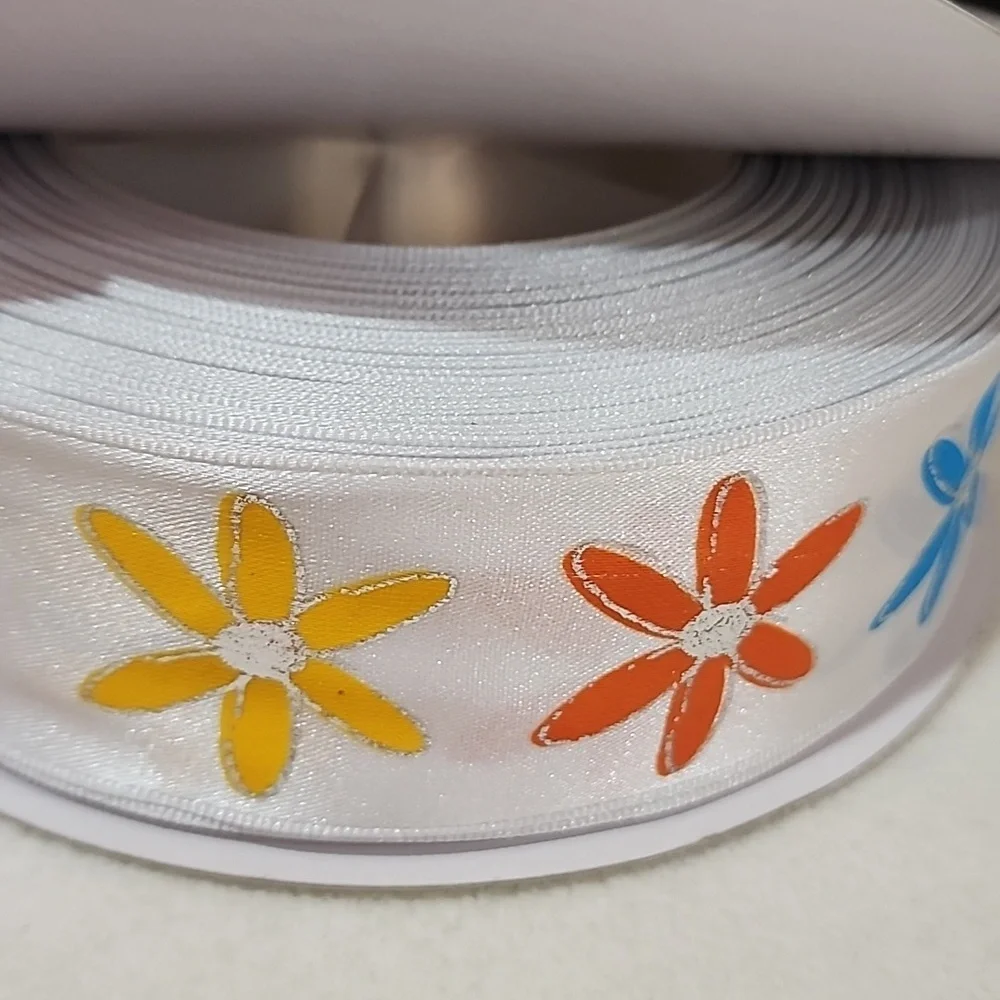 NEW 3 Rolls Kirkland Wire-edged Ribbon, 1-1/2